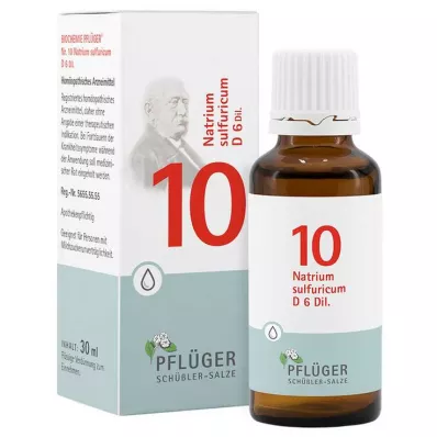 BIOCHEMIE Ploegerspleister 10 Natrium sulphuricum D 6 druppel, 30 ml