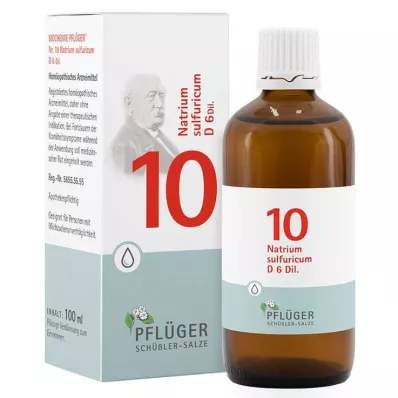 BIOCHEMIE Ploegerspleister 10 Natrium sulphuricum D 6 druppel, 100 ml