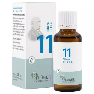 BIOCHEMIE Ploughmans 11 Silicea D 12 druppels, 30 ml BIOCHEMIE Ploughmans 11 Silicea D 12 druppels, 30 ml
