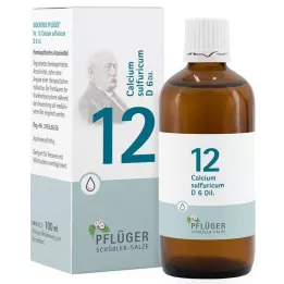 BIOCHEMIE Ploughmans Remedie 12 Calcium sulphuricum D 6 druppel, 100 ml