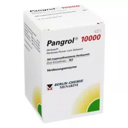 PANGROL 10.000 harde doppen met enterische coating, 100 stuks