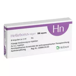 HELLEBORUS NIGER D 6 aquos.ampullen, 8 st
