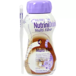 NUTRINIDRINK MultiFibre chocoladesmaak, 200 ml