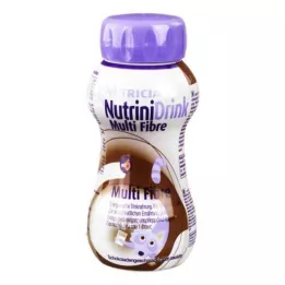 Nutrinid drink Multi Fiber chocoladesmaak, 200 ml