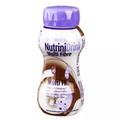 Nutrinid drink Multi Fiber chocoladesmaak, 200 ml Nutrinid drink Multi Fiber chocoladesmaak, 200 ml