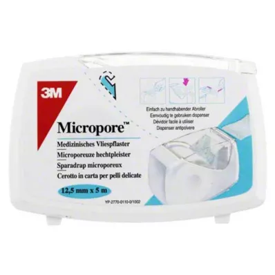 MICROPORE Gipsvlies 1,25 cm x 5 m met abr.1530NP-0SD, 1 st MICROPORE Gipsvlies 1,25 cm x 5 m met abr.1530NP-0SD, 1 st