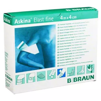 ASKINA Elastisch fijnverband 4 cmx4 m los, 20 st ASKINA Elastisch fijnverband 4 cmx4 m los, 20 st