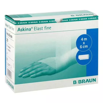 ASKINA Elastisch fijnverband 6 cmx4 m los, 20 st ASKINA Elastisch fijnverband 6 cmx4 m los, 20 st