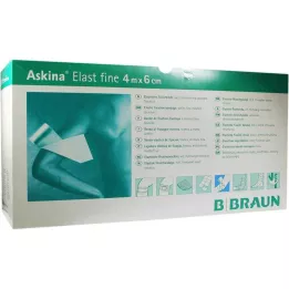 ASKINA Elastisch fijn verband 6 cmx4 m los, 100 st