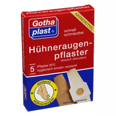 GOTHAPLAST Cornmed maïspleister 2x6 cm, 5 stuks