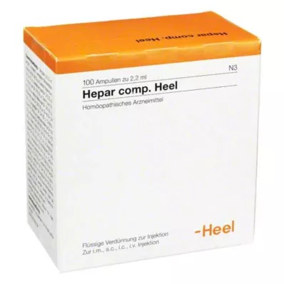 HEPAR COMP.Hielampullen, 100 stuks