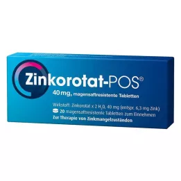 ZINKOROTAT POS enterische tabletten, 20 stuks