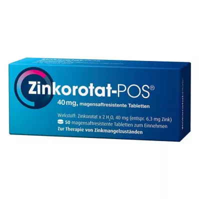 Zinkorotaat-POS maagsapresistente tabletten, 50 stuks Zinkorotaat-POS maagsapresistente tabletten, 50 stuks