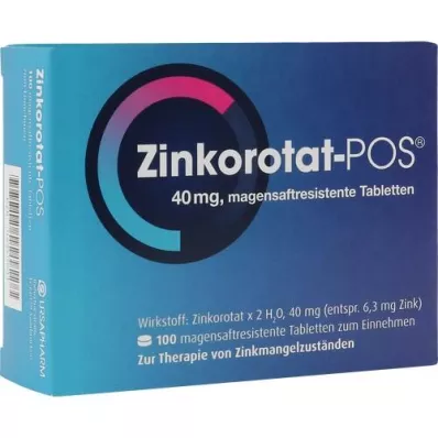 ZINKOROTAT POS enterische tabletten, 100 stuks