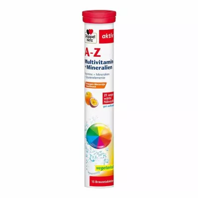 DOPPELHERZ A-Z Multivitamine+Mineralen bruistabletten, 15 stuks
