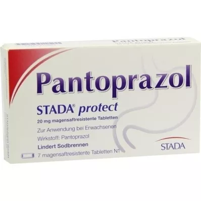 PANTOPRAZOL STADA beschermen 20 mg enterisch gecoate tablet, 7 stuks