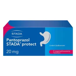 Pantoprazol STADA Protect 20 mg maagsapresistente tabletten, 7 stuks