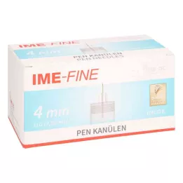 IME-fijne universele pencanule 31 G 4 mm, 100 stuks