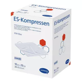 ES-KOMPRESSEN steriel 10x10 cm 12x grootverpakking, 20X5 stuks