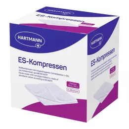 ES-KOMPRESSEN steriel 10x10 cm 12x grootverpakking, 5X20 st