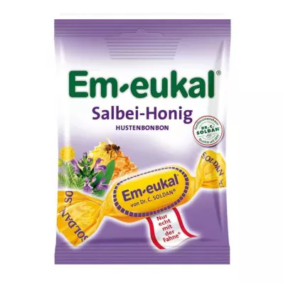 EM-EUKAL Snoepjes salie honing suiker, 75 g