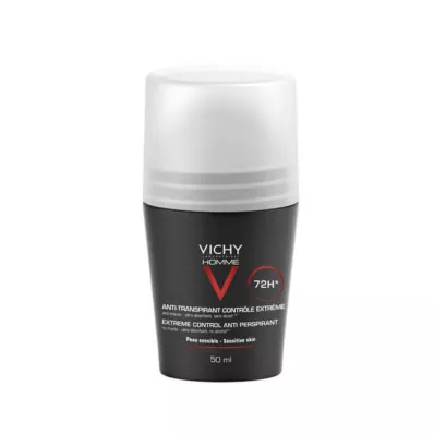 Vichy Homme Deodorant Roll-on 72h Extreme Controle, 50 ml Vichy Homme Deodorant Roll-on 72h Extreme Controle, 50 ml