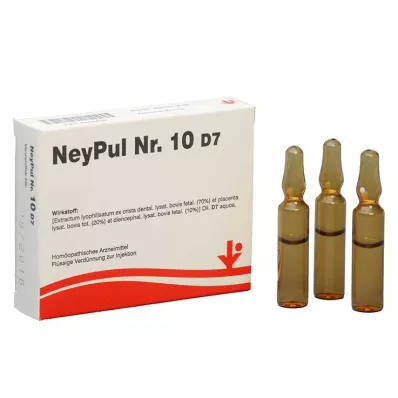 Neypul No.10 D 7 ampullen, 5X2 ml Neypul No.10 D 7 ampullen, 5X2 ml