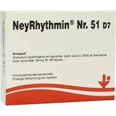 NEYRHYTHMIN Nr.51 D 7 Ampullen, 5X2 ml