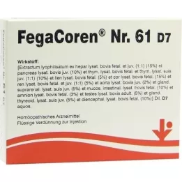 FEGACOREN Nr.61 D 7 Ampullen, 5X2 ml