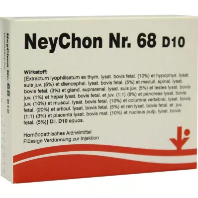 Neychon No.68 D 10 ampullen, 5X2 ml Neychon No.68 D 10 ampullen, 5X2 ml