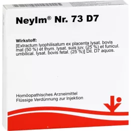 NEYIM Nr.73 D 7 Ampullen, 5X2 ml