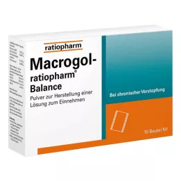 Macrogol ratiopharm Balance-poeder voor oraal H.e. oplossing, 10 st