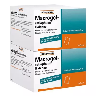 MACROGOL-ratiopharm Balance Plv.z.H.e.L.z.Einn., 100 st