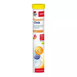 DOPPELHERZ Vitamine C+Zink bruistabletten, 15 stuks