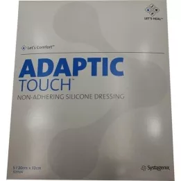 ADAPTIC Touch 20x32 cm niet-hechtend siliconen wondverband, 5 stuks