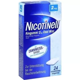 NICOTINELL Kauwgom Cool Mint 2 mg, 24 stuks