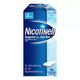 NICOTINELL Kauwgom Cool Mint 2 mg, 96 stuks