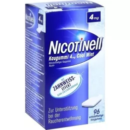 NICOTINELL Kauwgom Cool Mint 4 mg, 96 stuks