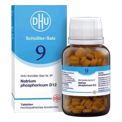 DHU Schuessler zout nummer 9 natriumfosforicum D12 tabletten (420 stuks) DHU Schuessler zout nummer 9 natriumfosforicum D12 tabletten (420 stuks)