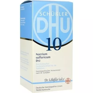 BIOCHEMIE DHU 10 Natrium sulphuricum D 12 tabletten, 420 st
