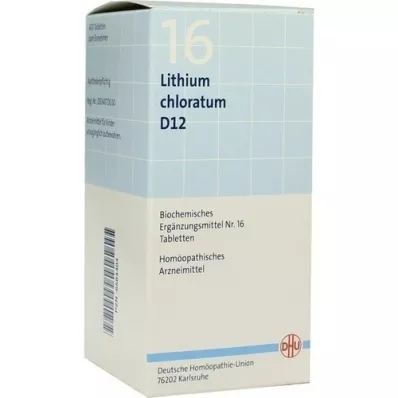 BIOCHEMIE DHU 16 Lithium chloratum D 12 tabletten, 420 st