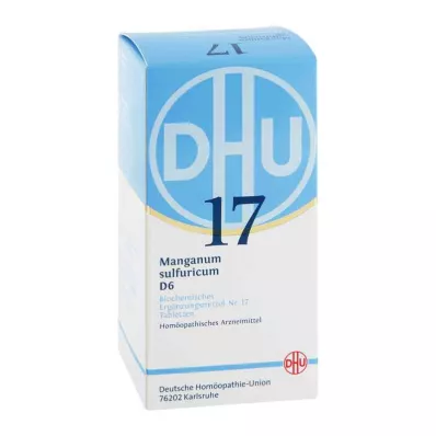 BIOCHEMIE DHU 17 Manganum sulphuricum D 6 tabletten, 420 st BIOCHEMIE DHU 17 Manganum sulphuricum D 6 tabletten, 420 st