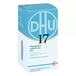 BIOCHEMIE DHU 17 Manganum sulphuricum D 12 tbl, 420 st