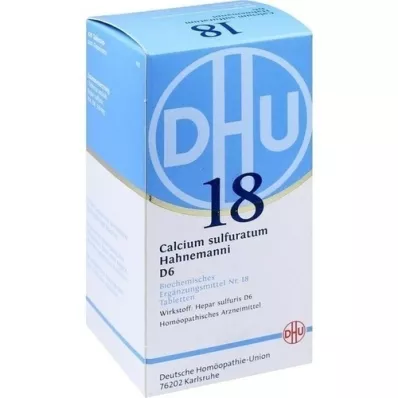 BIOCHEMIE DHU 18 Calcium sulphuratum D 6 tabletten, 420 st