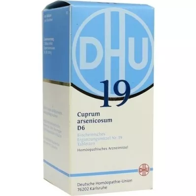 BIOCHEMIE DHU 19 Cuprum arsenicosum D 6 tabletten, 420 pc