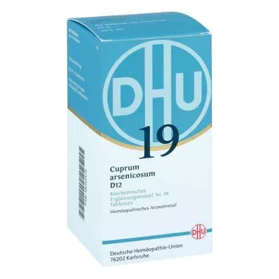 BIOCHEMIE DHU 19 Cuprum arsenicosum D 12 tabletten, 420 pc BIOCHEMIE DHU 19 Cuprum arsenicosum D 12 tabletten, 420 pc