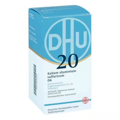 DHU 20 kaliumaluin.zwavel.D6 tabletten (420 stuks) DHU 20 kaliumaluin.zwavel.D6 tabletten (420 stuks)