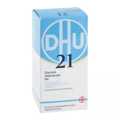 BIOCHEMIE DHU 21 Zincum chloratum D 6 tabletten, 420 st BIOCHEMIE DHU 21 Zincum chloratum D 6 tabletten, 420 st