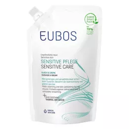 EUBOS SENSITIVE Douche & Crème Navulling, 400 ml