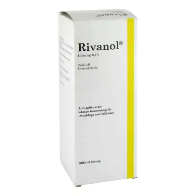 RIVANOL Oplossing 0,1%, 1000 ml RIVANOL Oplossing 0,1%, 1000 ml
